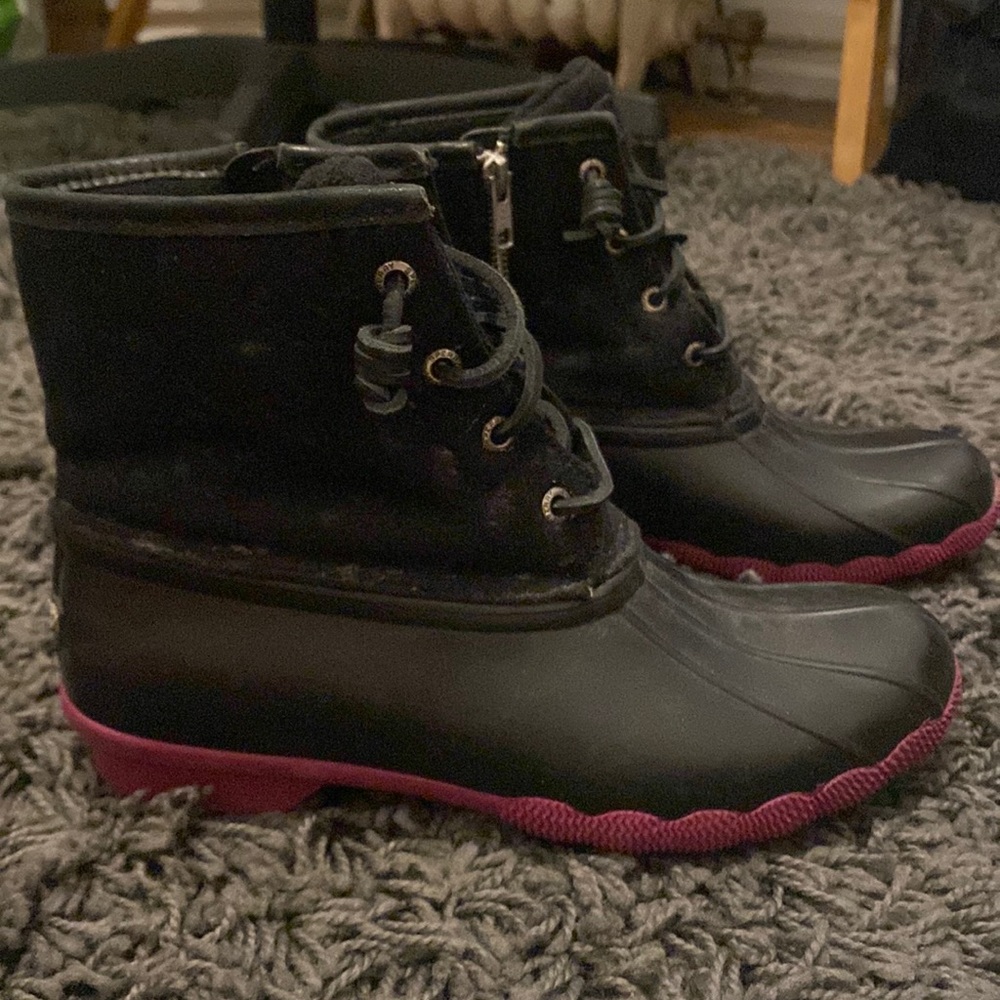 SPERRYS top sided duck boot / rain boot size 7.5